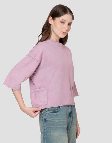 NEVADA FRENCH BOXY WASH SWEATSHIRT WANITA