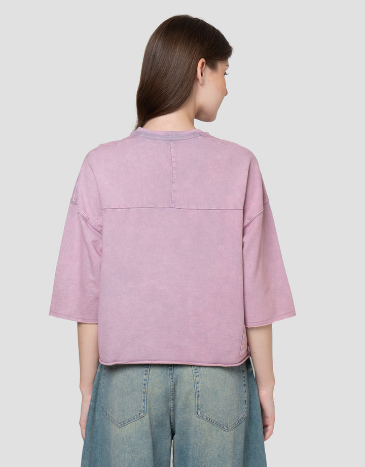 NEVADA FRENCH BOXY WASH SWEATSHIRT WANITA