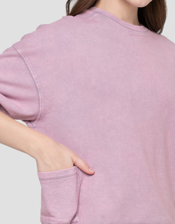 NEVADA FRENCH BOXY WASH SWEATSHIRT WANITA
