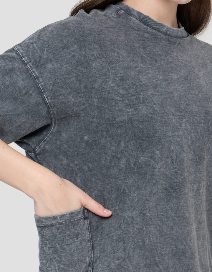 NEVADA FRENCH BOXY WASH SWEATSHIRT WANITA