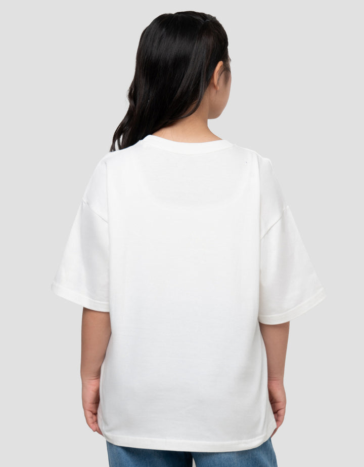 NEVADA APLIKASI KAOS OVERSIZE ANAK PEREMPUAN
