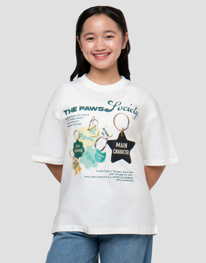 NEVADA THE PAWS SOCIETY KAOS OVERSIZE ANAK PEREMPUAN