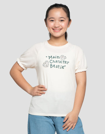NEVADA MAIN CHARACTER BESTIE KAOS ANAK PEREMPUAN