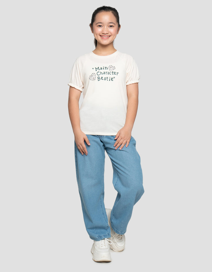 NEVADA MAIN CHARACTER BESTIE KAOS ANAK PEREMPUAN