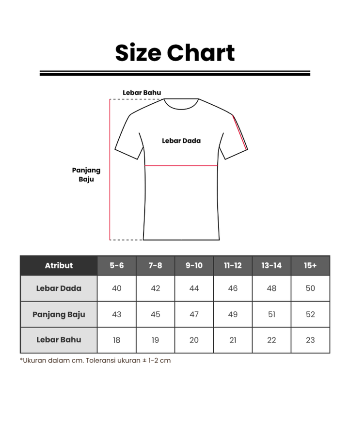 NEVADA CHERRY KAOS ANAK PEREMPUAN