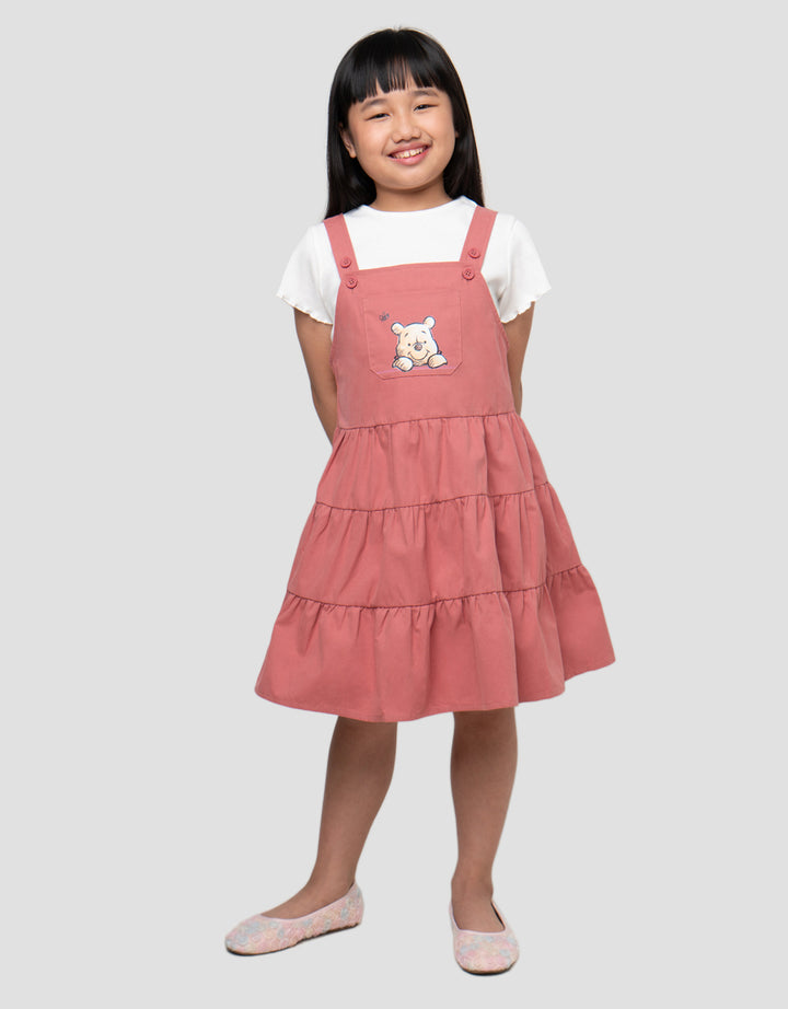 DISNEY POOH MIDI DRESS ANAK PEREMPUAN