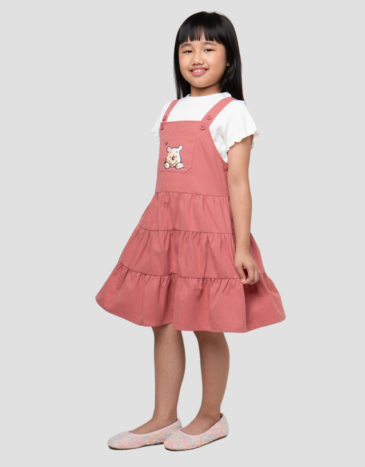 DISNEY POOH MIDI DRESS ANAK PEREMPUAN
