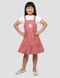 DISNEY POOH MIDI DRESS ANAK PEREMPUAN