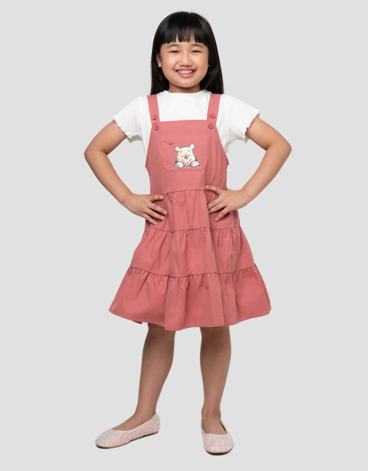 DISNEY POOH MIDI DRESS ANAK PEREMPUAN