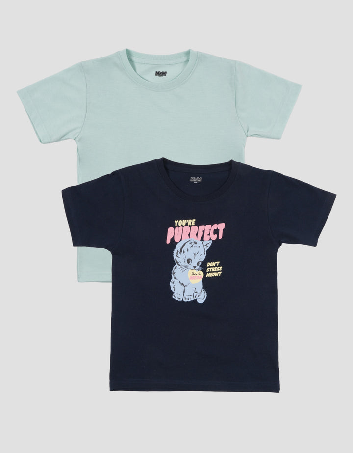 MxM Bundling 2 Pcs Kaos Anak Perempuan