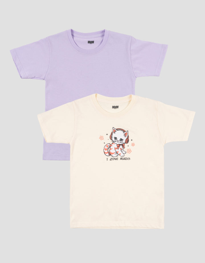 MxM Bundling 2 Pcs Kaos Anak Perempuan
