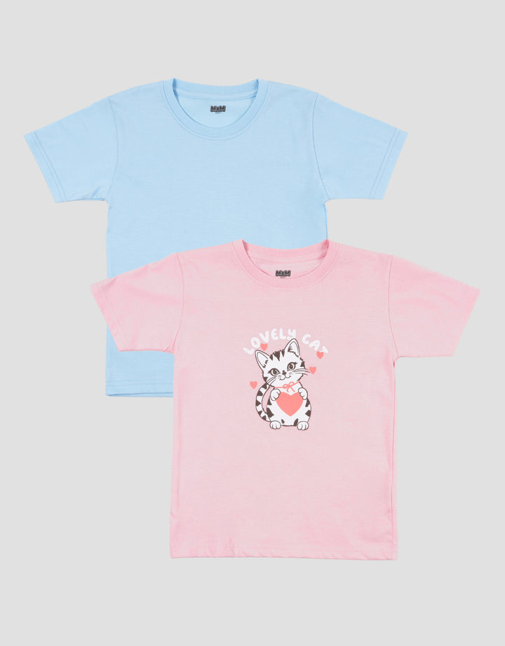 MxM Bundling 2 Pcs Kaos Anak Perempuan