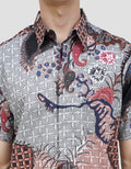 ARJUNA WEDA LIRIS MENTARI HEM BATIK LENGAN PENDEK PRIA