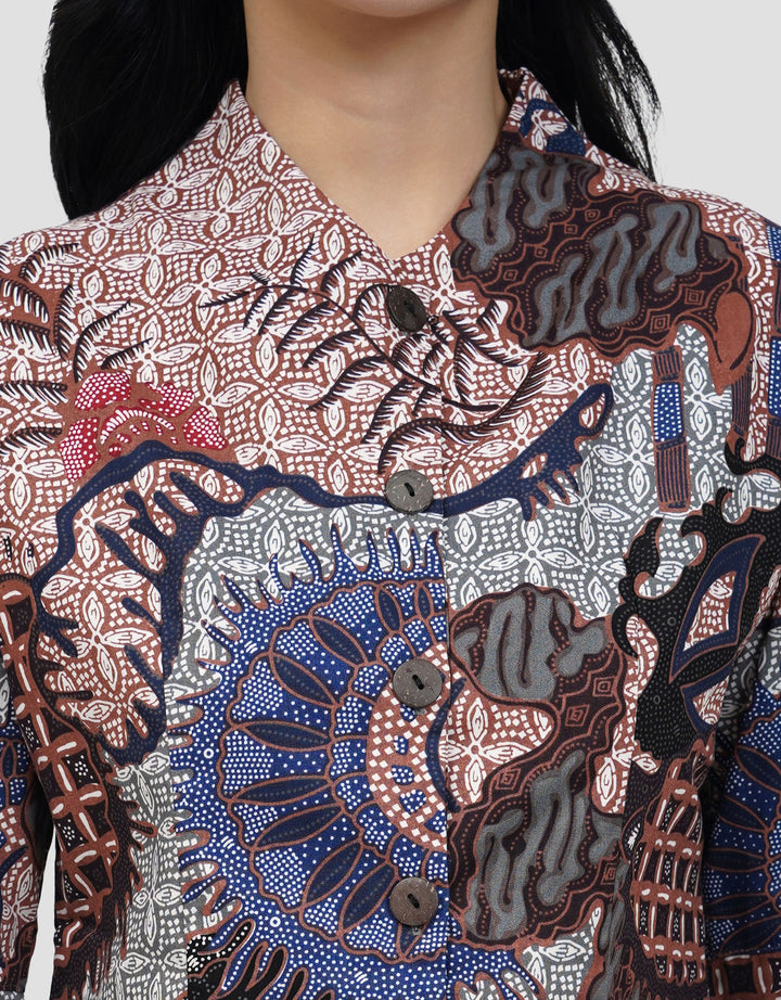 ARJUNA WEDA LIRIS MENTARI BLOUSE BATIK WANITA