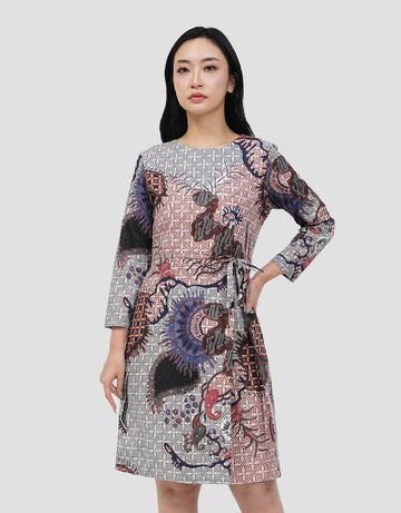 ARJUNA WEDA LIRIS MENTARI SACKDRESS BATIK WANITA
