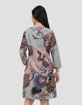 ARJUNA WEDA LIRIS MENTARI SACKDRESS BATIK WANITA