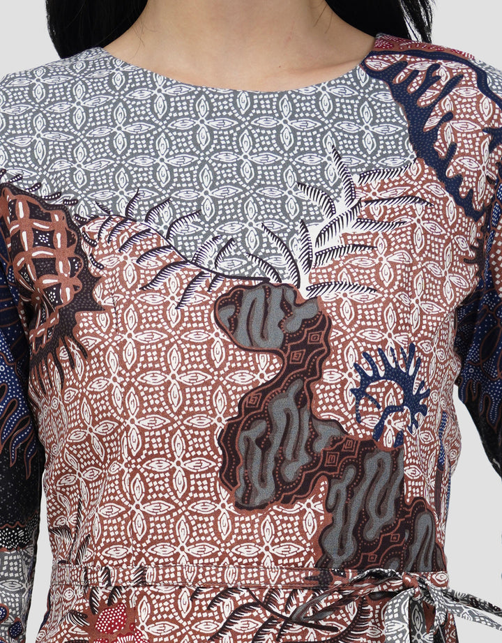 ARJUNA WEDA LIRIS MENTARI SACKDRESS BATIK WANITA