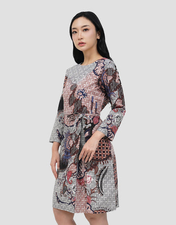 ARJUNA WEDA LIRIS MENTARI SACKDRESS BATIK WANITA