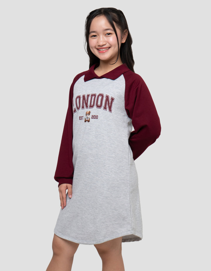 NEVADA LONDON DRESS ANAK PEREMPUAN