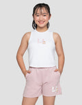 NEVADA RIB TANK TOP & TERRY PAKAIAN SET ANAK PEREMPUAN