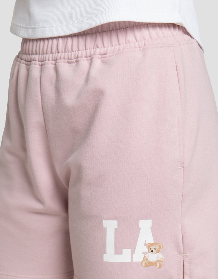 NEVADA RIB TANK TOP & TERRY PAKAIAN SET ANAK PEREMPUAN
