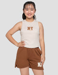 NEVADA TOP & TERRY PRINT PAKAIAN SET ANAK PEREMPUAN