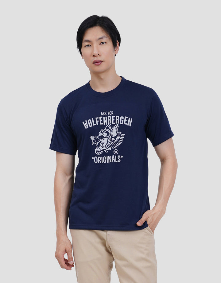 MxM Prited Basic Kaos Lengan Pendek Pria