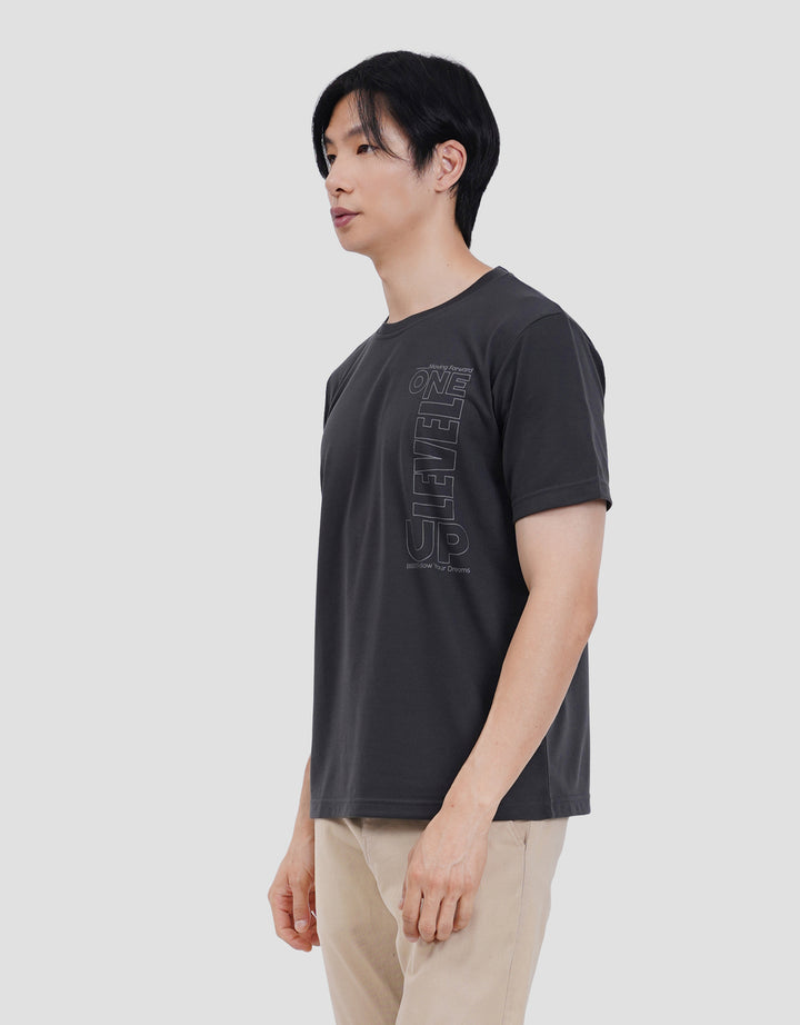 MxM Prited Basic Kaos Lengan Pendek Pria