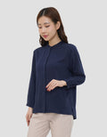 CONNEXION BASIC SLIM FIT KEMEJA WANITA