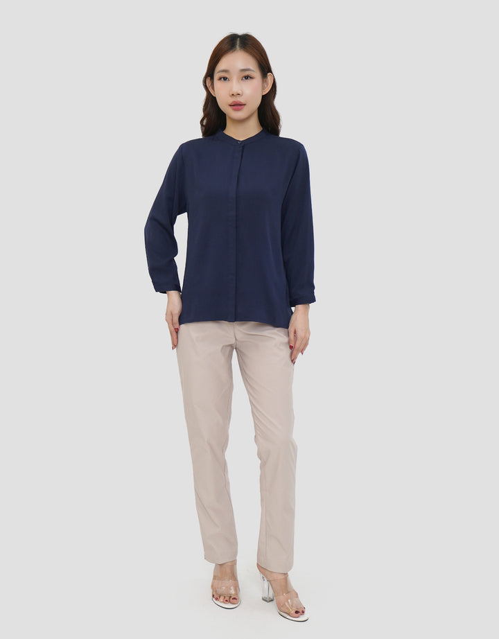 CONNEXION BASIC SLIM FIT KEMEJA WANITA