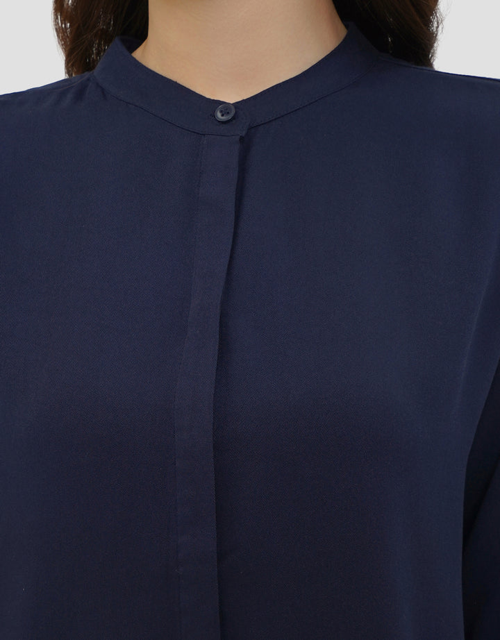 CONNEXION BASIC SLIM FIT KEMEJA WANITA