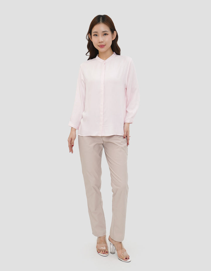 CONNEXION BASIC SLIM FIT KEMEJA WANITA