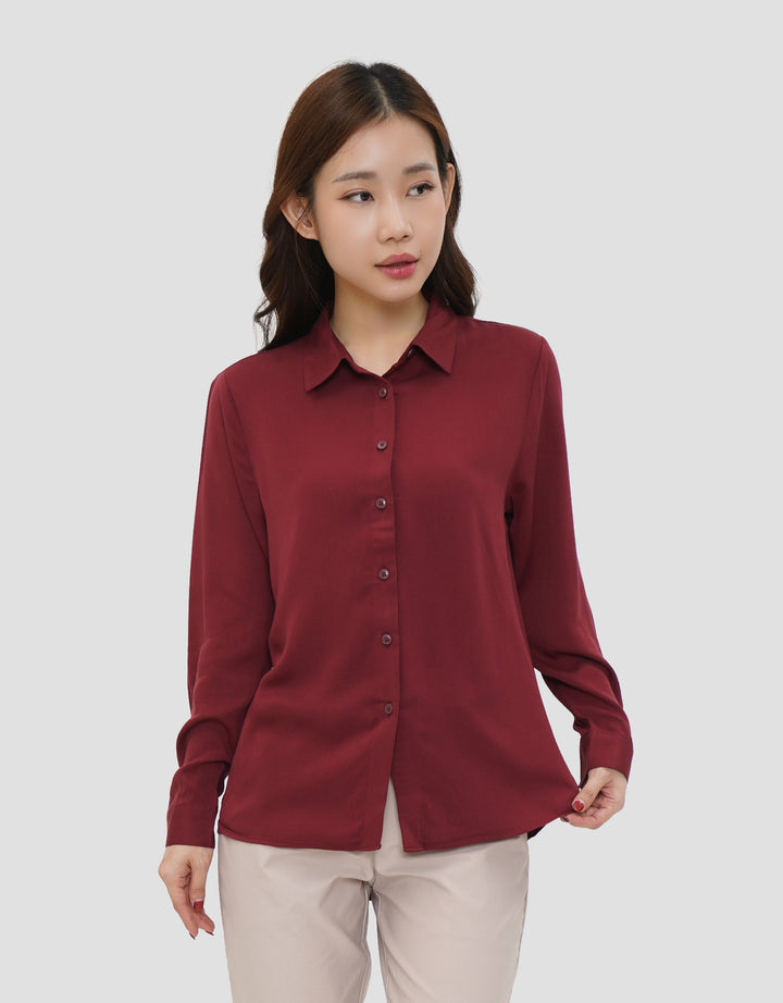 CONNEXION REG COLLAR KEMEJA WANITA