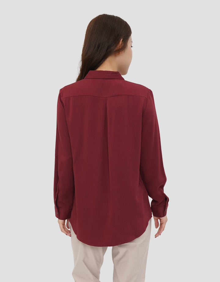 CONNEXION REG COLLAR KEMEJA WANITA