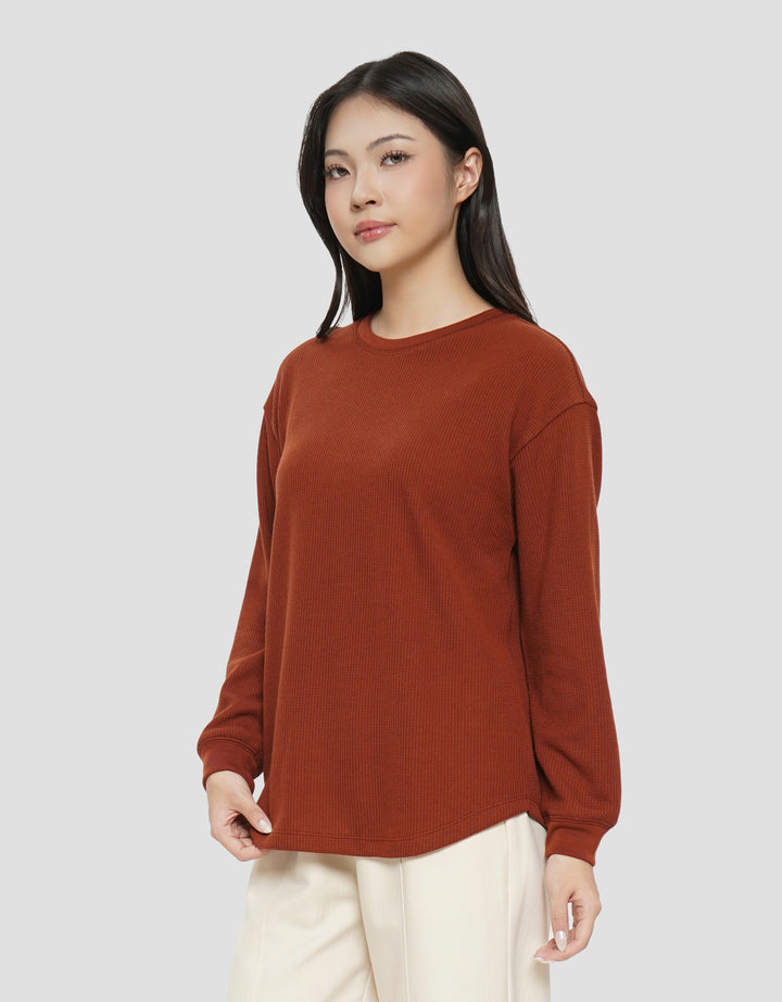 CONNEXION WAFFLE TEXT KAOS WANITA