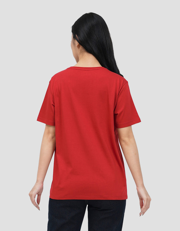 CONNEXION KNIT ENZYME BASIC KAOS LENGAN PENDEK WANITA