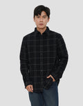 COLE STITCHING CHECK KEMEJA PRIA