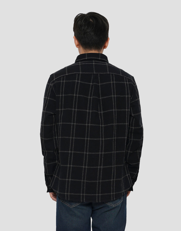 COLE STITCHING CHECK KEMEJA PRIA