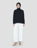 ANNISA SOLID PLAIN KAOS LENGAN PANJANG WANITA