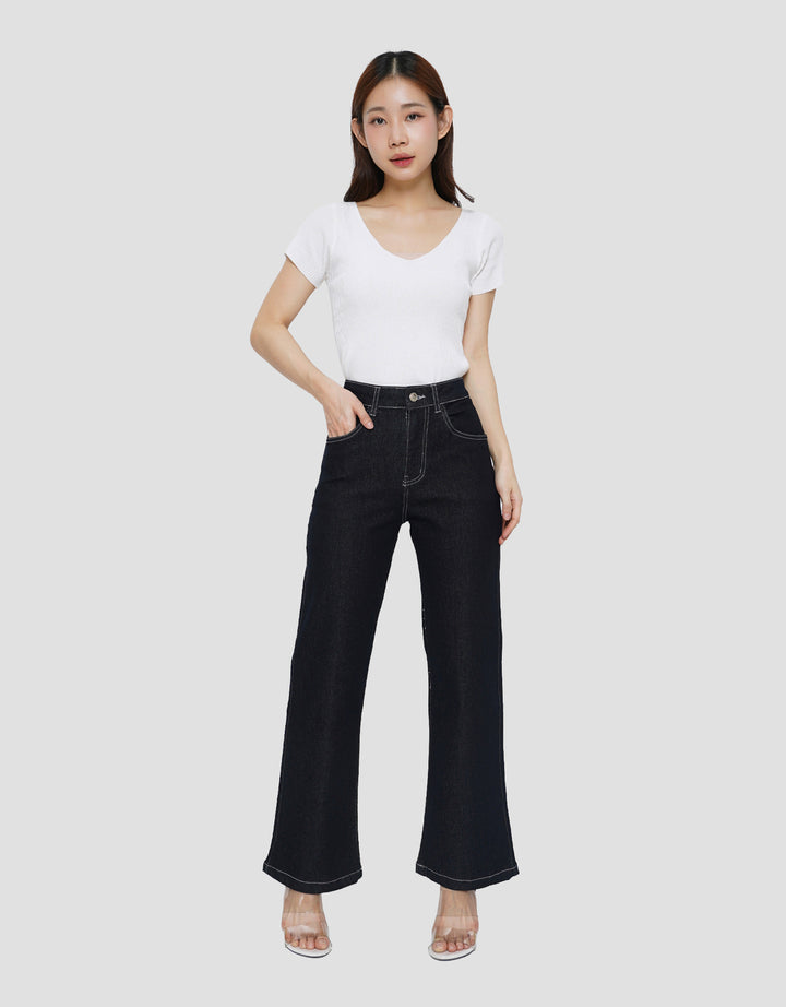 CONNEXION BOOTCUT CELANA JEANS WANITA