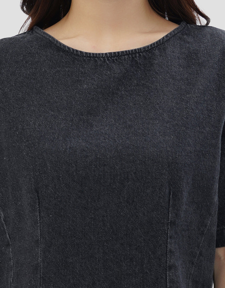 CONNEXION FITTED WAIST BLOUSE WANITA