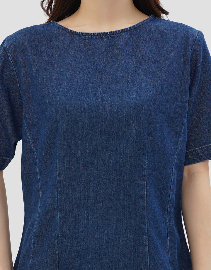 CONNEXION FITTED WAIST BLOUSE WANITA