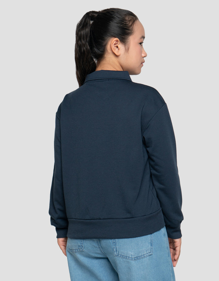 NEVADA ZIPPER CRIMSON LAKE SWEATER ANAK PEREMPUAN
