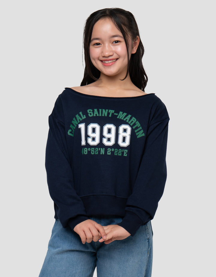 NEVADA CANAL SAINT SWEATER ANAK PEREMPUAN