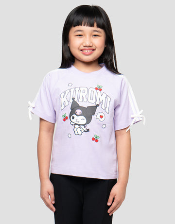CHARACTER KUROMI PRINT KAOS ANAK PEREMPUAN