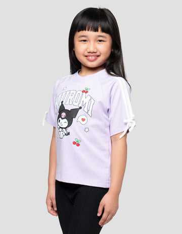 CHARACTER KUROMI PRINT KAOS ANAK PEREMPUAN