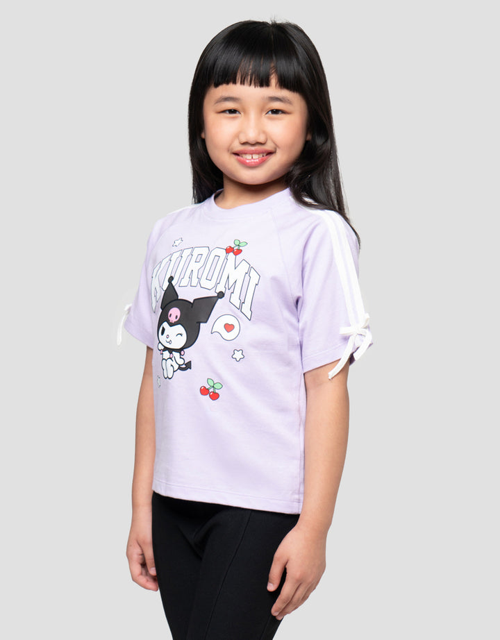 CHARACTER KUROMI PRINT KAOS ANAK PEREMPUAN