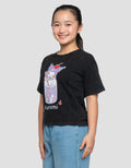 CHARACTER KUROMI WASHED PRINT KAOS ANAK PEREMPUAN