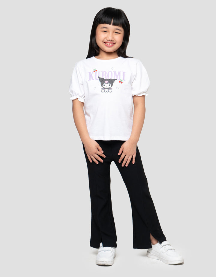 CHARACTER KUROMO LENGAN KAOS ANAK PEREMPUAN