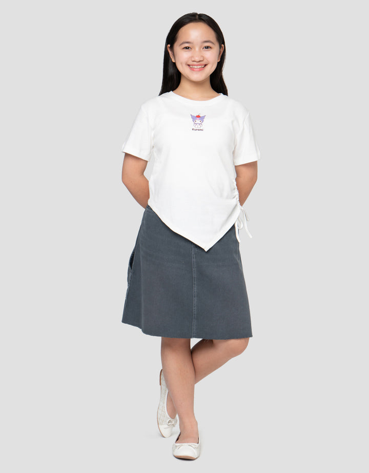 CHARACTER KUROMI SERUT A-SIMETRIS KAOS ANAK PEREMPUAN